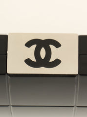 2001年頃製 チョコバーCCマークプレートクラッチバッグ ブラック