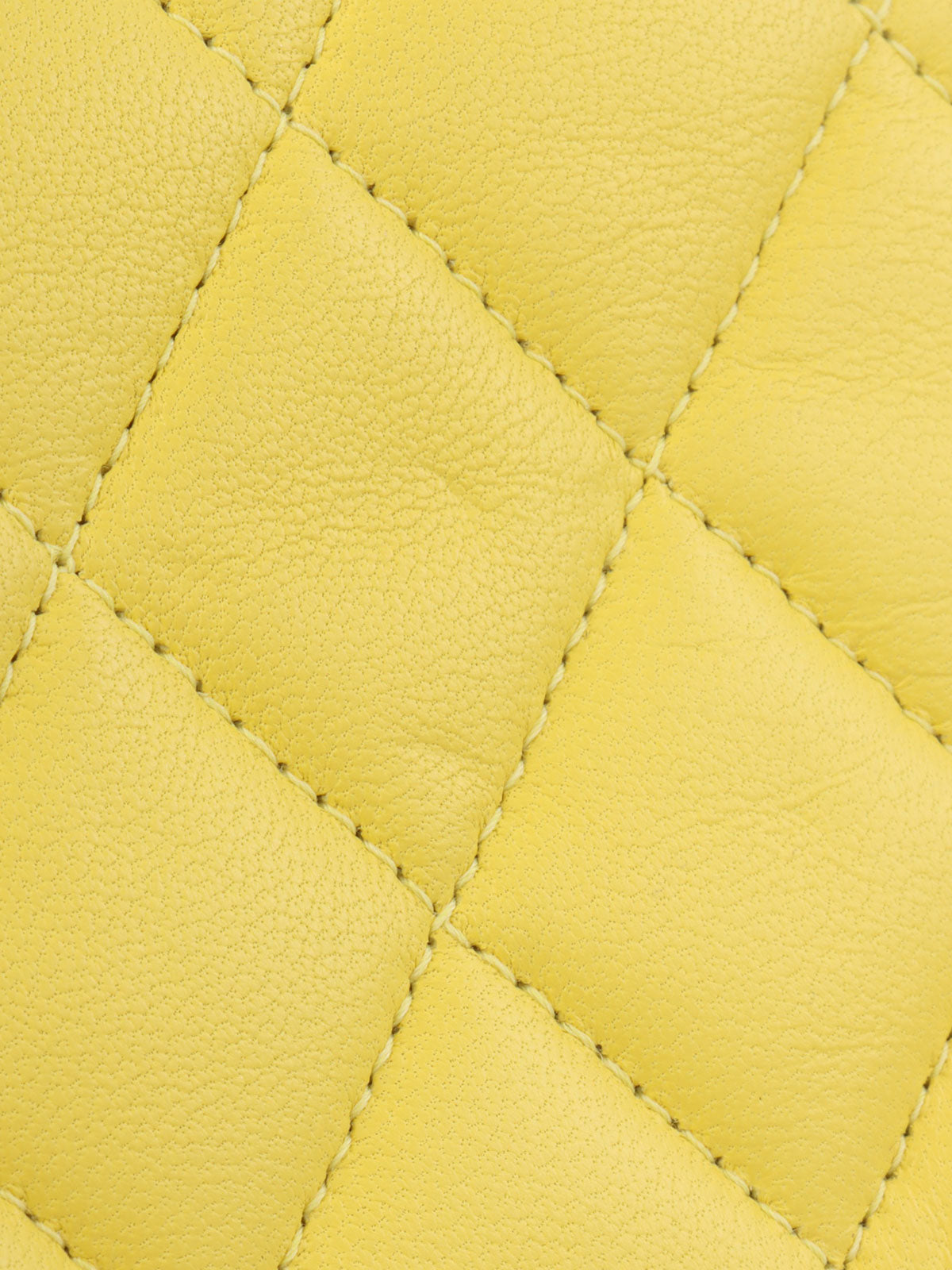 2000 经典翻盖链条包，25厘米，黄色