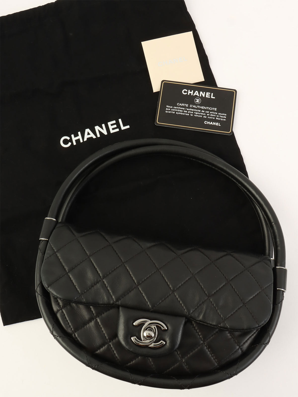 2014年頃製 マトラッセフラフープハンドバッグ ブラック