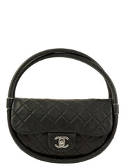 2014年頃製 マトラッセフラフープハンドバッグ ブラック