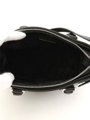 Gancini Plate 2-Way Bag Black