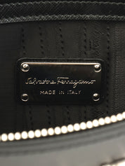 Gancini Plate 2-Way Bag Black