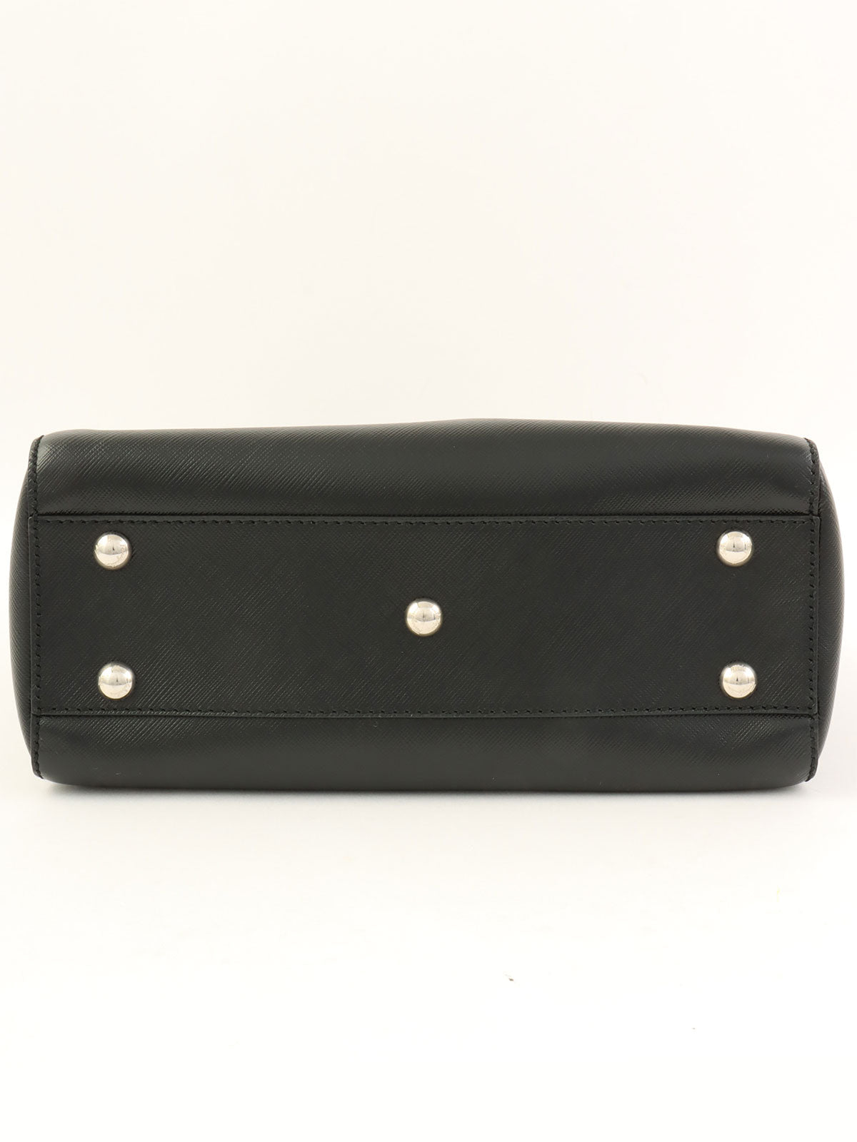 Gancini Plate 2-Way Bag Black