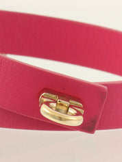 ガンチーニプレートチョーカー ピンク