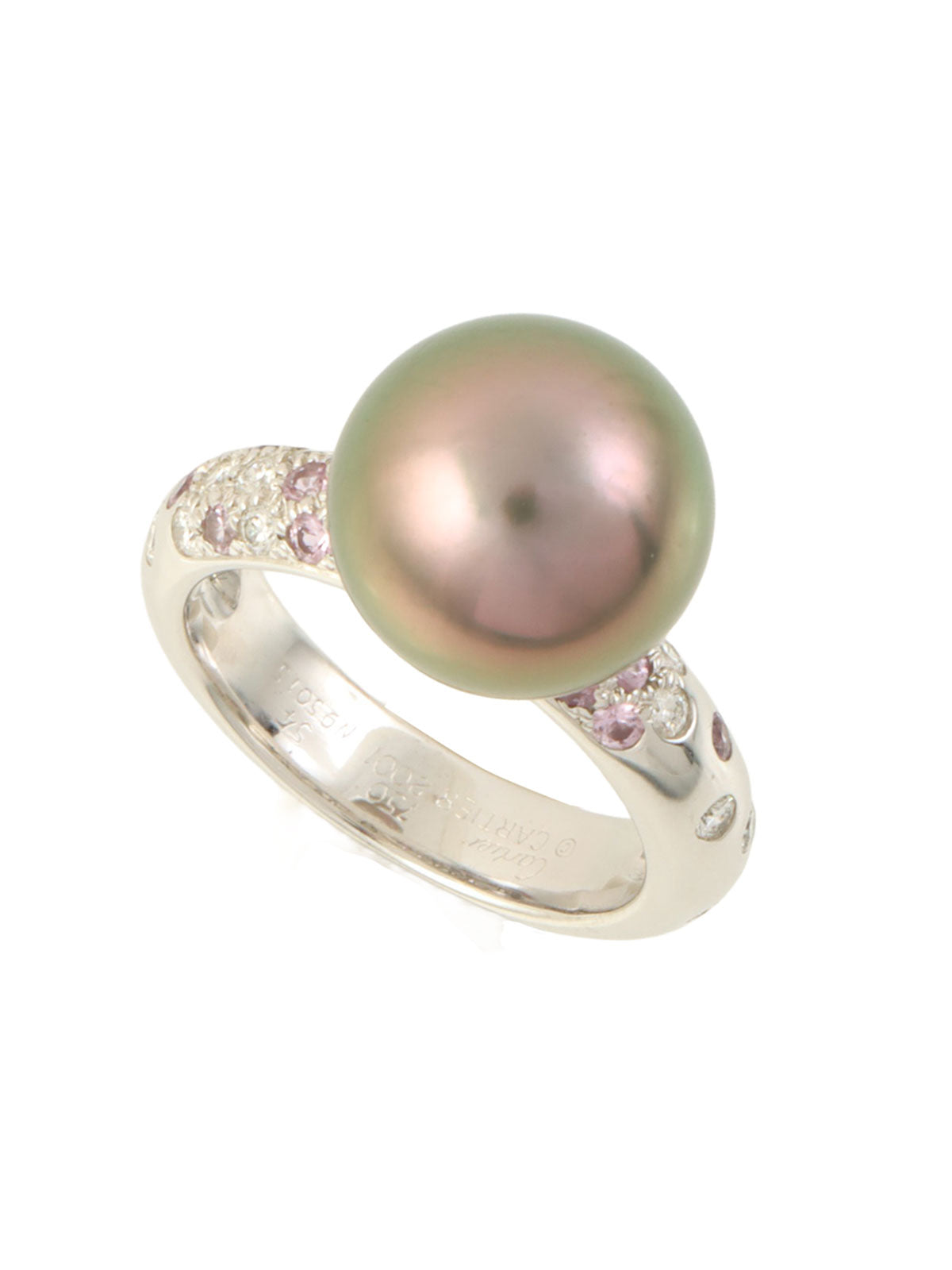 18K Diamond Soap Pretty Ring in Silver Pink