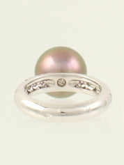 18K Diamond Soap Pretty Ring in Silver Pink