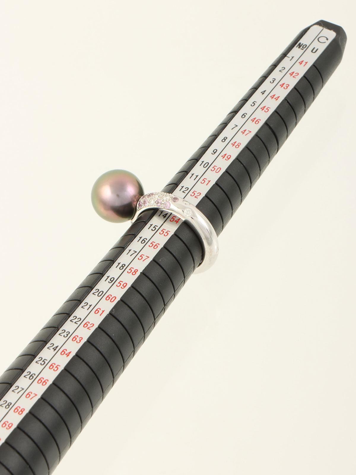 18K Diamond Soap Pretty Ring in Silver Pink