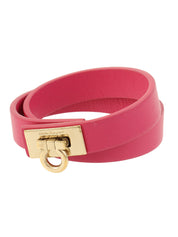 Gancini 粉色盘状项链