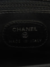 1998 Caviar Skin CC Mark Stitch 黑色迷你链条单肩包