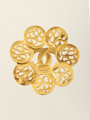 1995年製 CCマークデザインカットアウトブローチ ゴールド