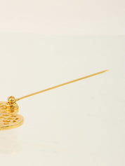 1995年製 CCマークデザインカットアウトブローチ ゴールド