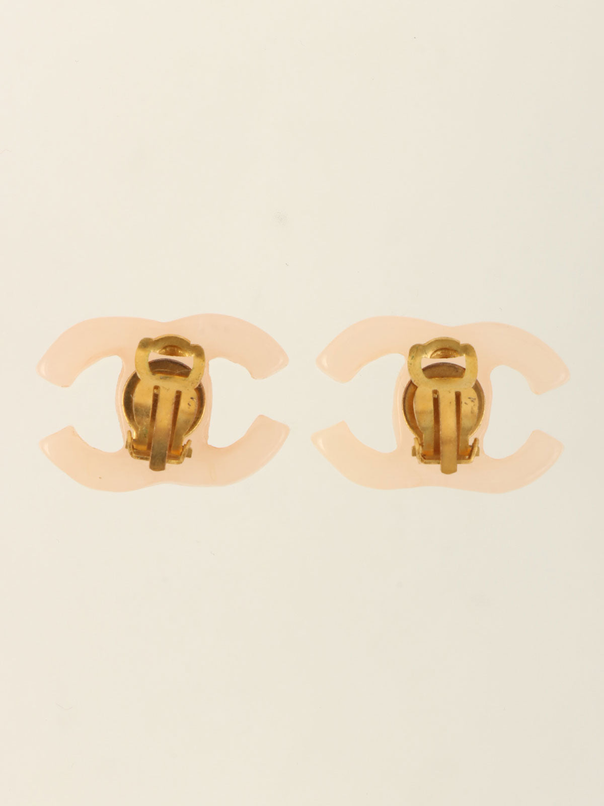 2001年製 CCマークイヤリング クリアピンク