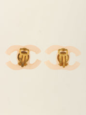 2001年製 CCマークイヤリング クリアピンク