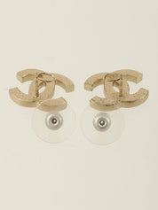 2007年製 ラメCCマークピアス ゴールド