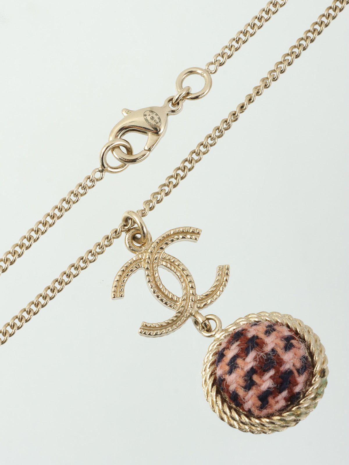 2013 CC Mark Design Necklace Gold/Multi