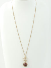 2013 CC Mark Design Necklace Gold/Multi