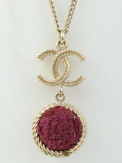 2013 CC Mark Design Necklace Gold/Multi