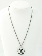 2003 CC Mark Bone Design Necklace Silver