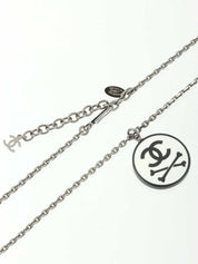 2003年製　CCマークボーンデザインネックレス　シルバー