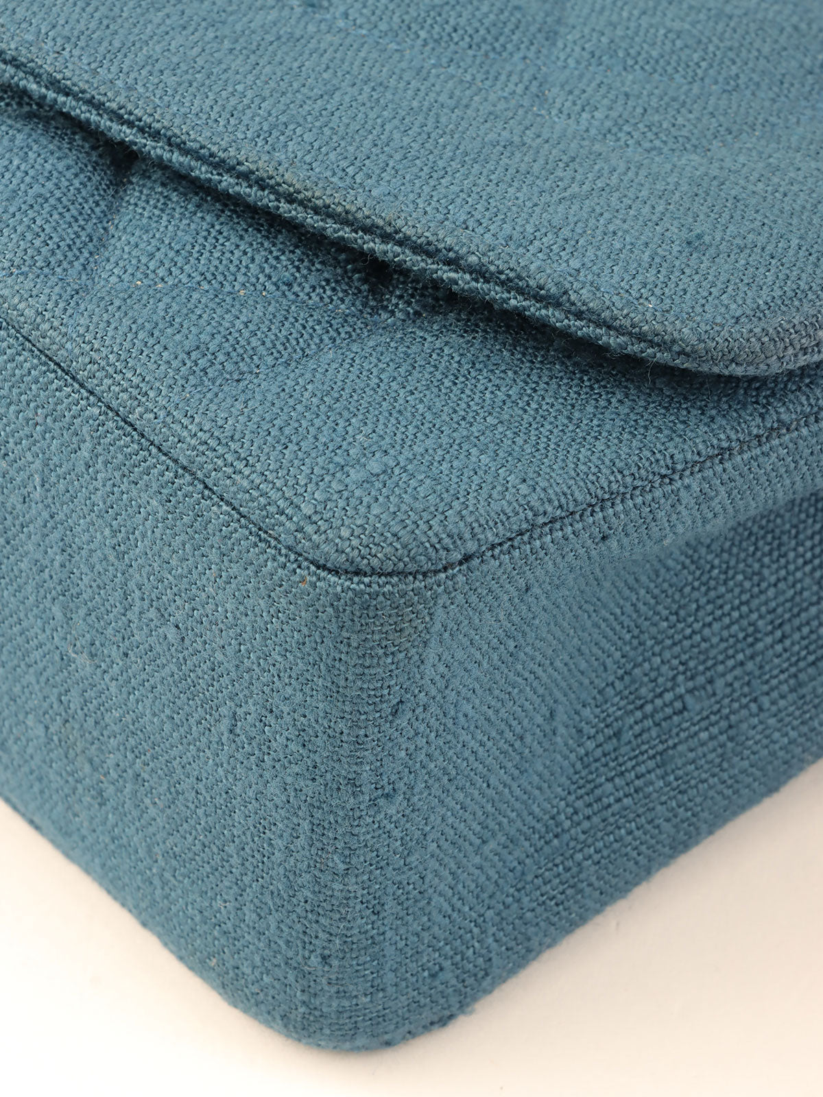 1992年頃製 ダイアナフラップチェーンバッグ22cm ブルー