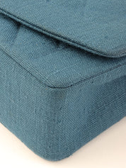 1992年頃製 ダイアナフラップチェーンバッグ22cm ブルー