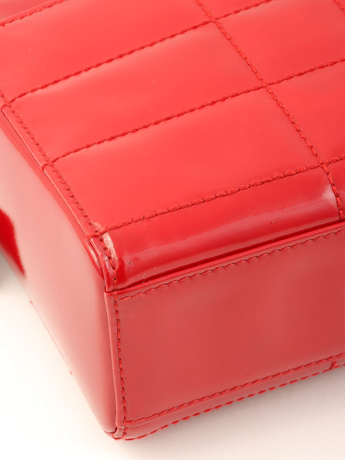 2001年頃製　チョコバーCCマークチェーンショルダーバッグ　レッド