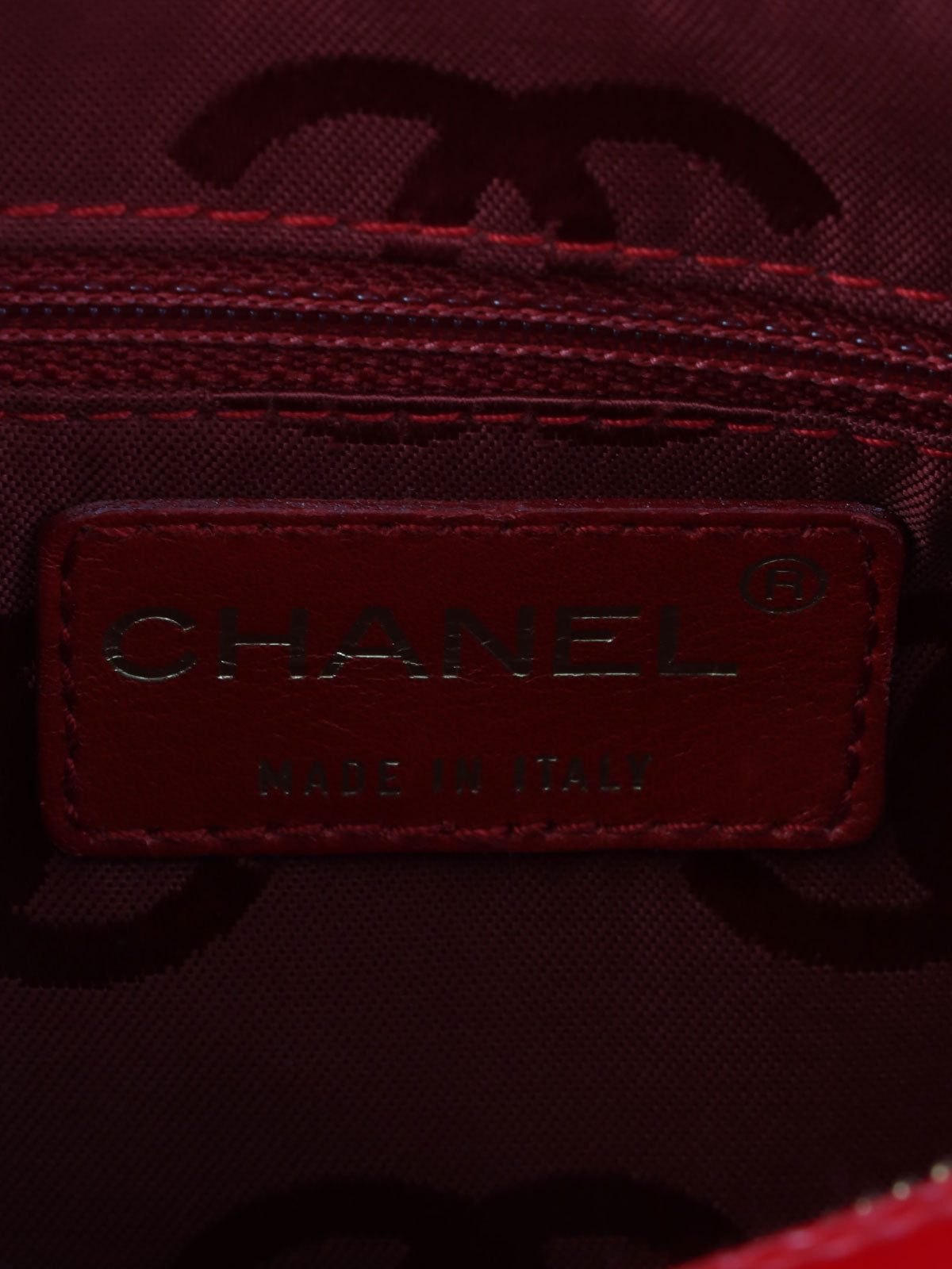 2001年頃製 チョコバーCCマークチェーンショルダーバッグ レッド