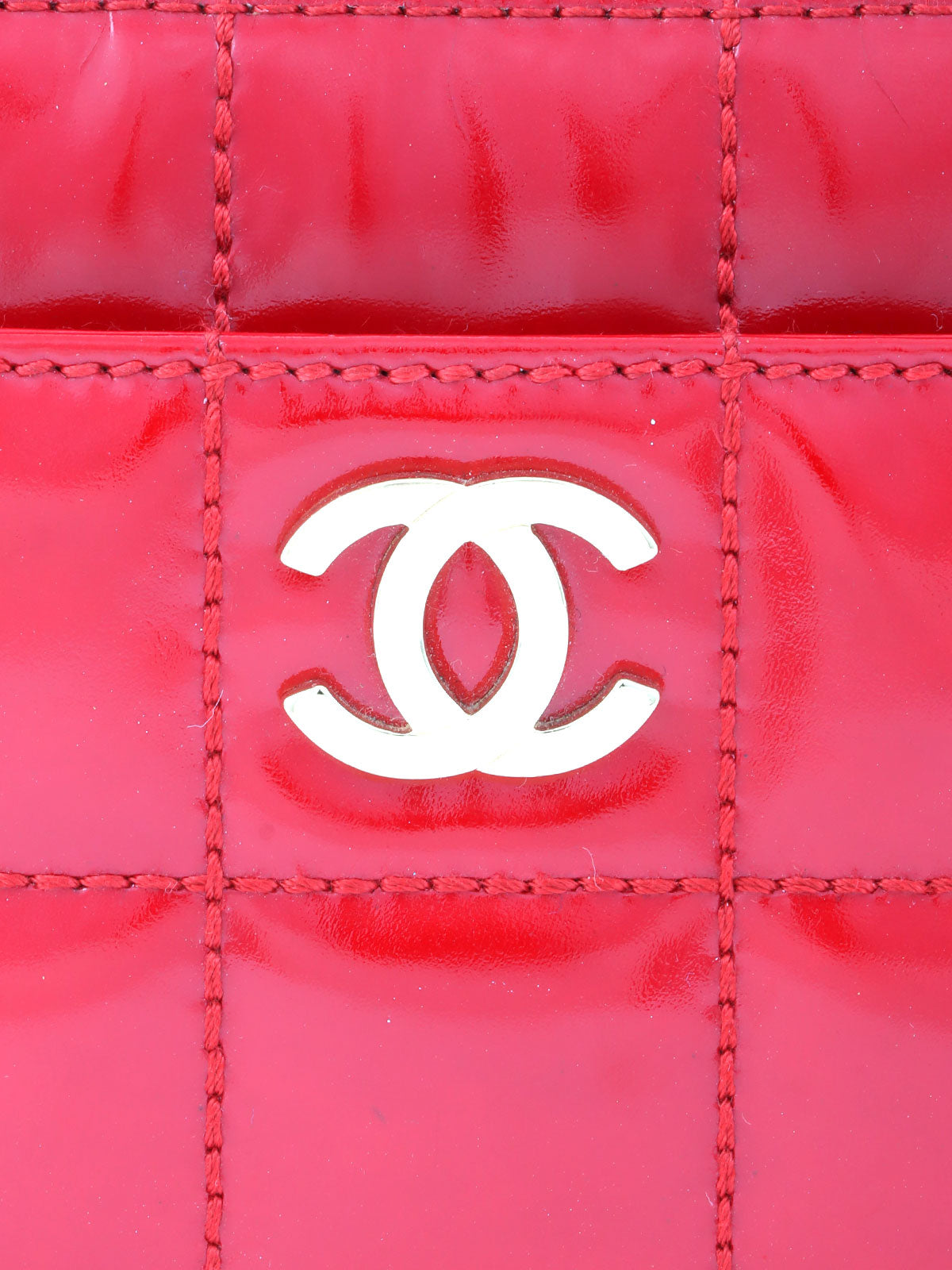 2001年頃製　チョコバーCCマークチェーンショルダーバッグ　レッド