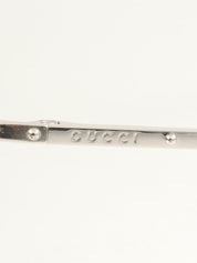 黑色无框 G 标志太阳镜