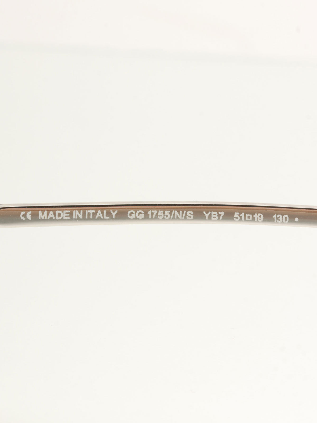 リムレスGロゴサングラス ブラック