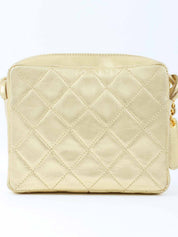 1997年頃製 マトラッセCCマークステッチショルダーバッグ ゴールド