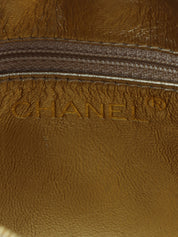 1997 Matelasse CC Mark Stitch Shoulder Bag Gold