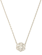 18KダイヤモンドフルーレットL シルバー