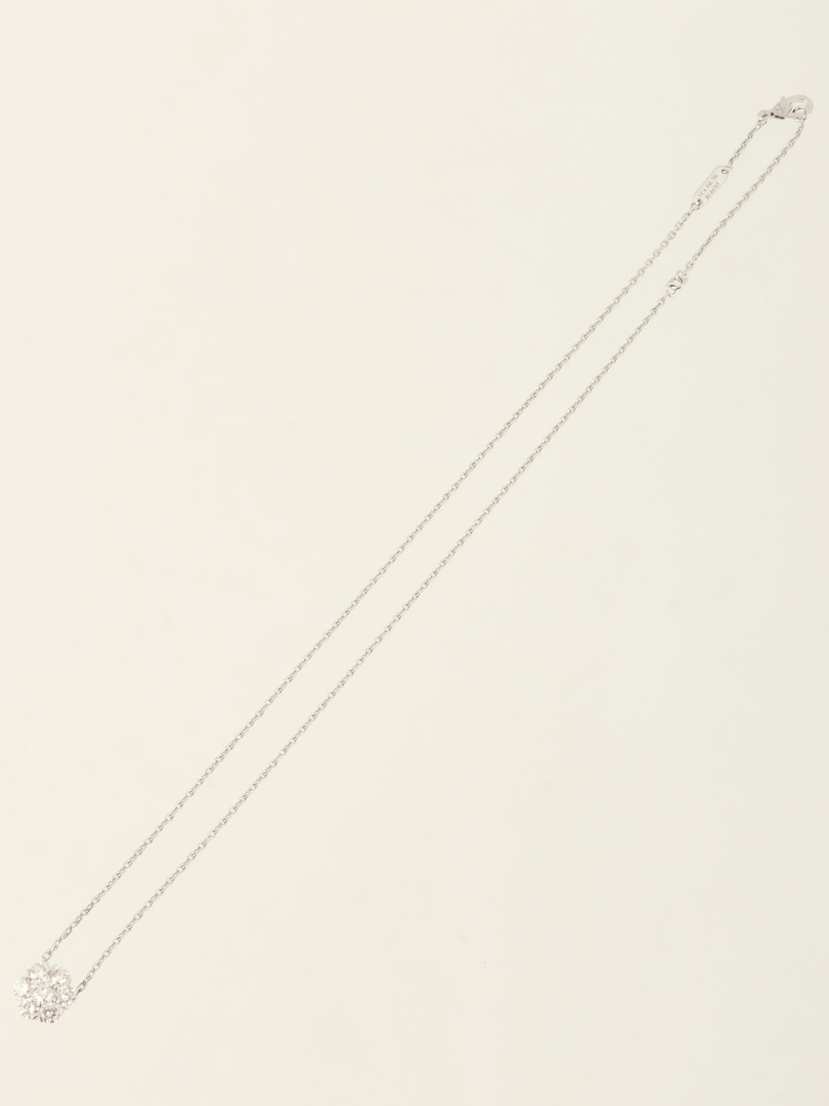 18KダイヤモンドフルーレットL シルバー