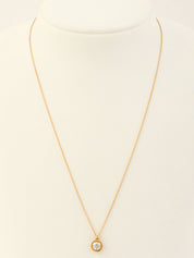 18Kダイヤモンドネックレス ゴールド