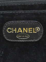 1997年頃製　キャビアスキンCCマーク2wayバニティバッグ　ブラック