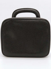 1997年頃製　キャビアスキンCCマーク2wayバニティバッグ　ブラック