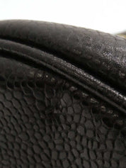 1997年頃製 キャビアスキンCCマーク2wayバニティバッグ ブラック