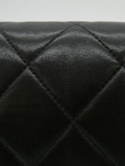 1997 Diana Flap Chain Bag 22cm Black