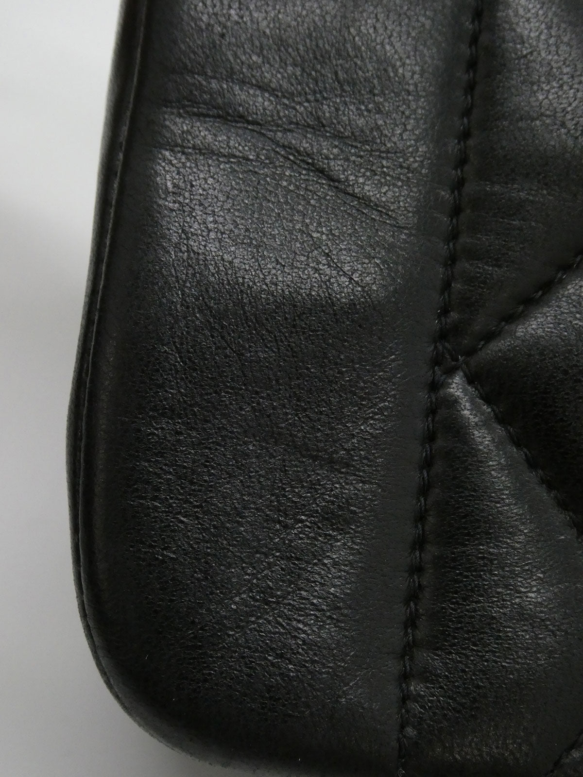 1997 Diana Flap Chain Bag 22cm Black