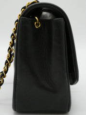 1997 Diana Flap Chain Bag 22cm Black
