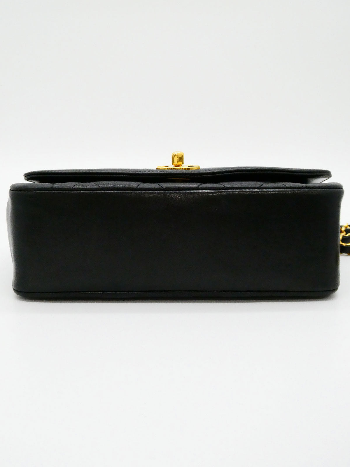1997 Diana Flap Chain Bag 22cm Black