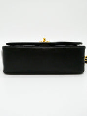 1997 Diana Flap Chain Bag 22cm Black