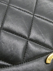 1997年頃製 ダイアナフラップチェーンバッグ22cm ブラック