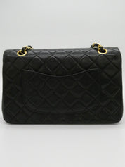 1990's Classic Flap Chain Bag 25cm Black