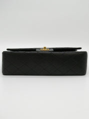 1990's Classic Flap Chain Bag 25cm Black