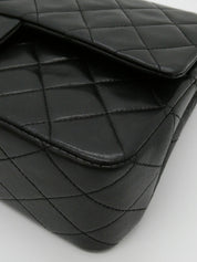 1990's Classic Flap Chain Bag 25cm Black