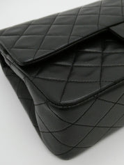 1990's Classic Flap Chain Bag 25cm Black