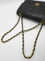 1990's Classic Flap Chain Bag 25cm Black