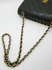 1990's Classic Flap Chain Bag 25cm Black